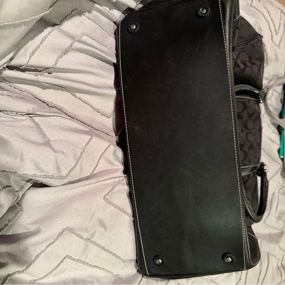 Coach Black Satchel Bag c’s - Picture 5 of 7